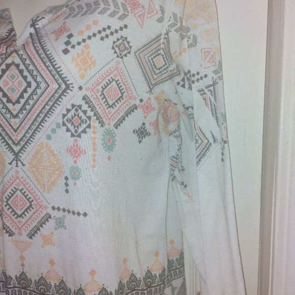 DNA Couture White and Pink Blouse Elegant Top - Picture 6 of 14